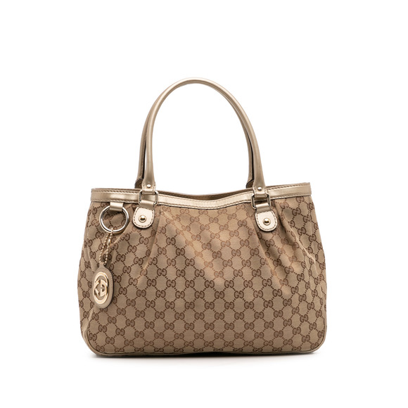 Pre-Loved Gucci GG Canvas Sukey Tote - Picture 1 of 12
